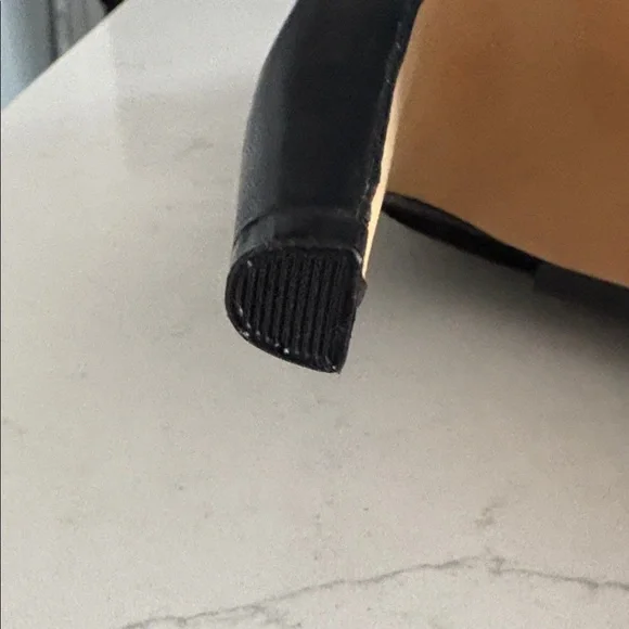 Sam Edelman Suede/leather Black Buckle Heeled Boots sz 10 - Picture 8 of 8